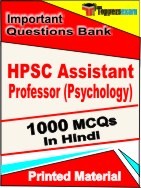 HPSC Assistant Professor (Psychology) Exam Objective MCQ Book in Hindi