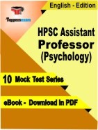 HPSC Assistant Professor (Psychology) PDF Book In English