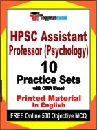 HPSC Assistant Professor (Psychology) Exam Practice Set Book in English