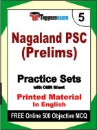 Nagaland PSC Prelims Exam Practice Set Book in English