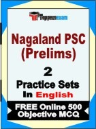 Nagaland PSC Prelims Exam Practice Set Book in English