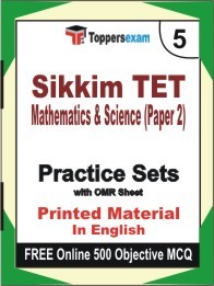 Sikkim TET Mathematics & Science Paper 2 Exam Practice Set Book in English