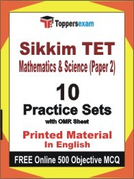 Sikkim TET Mathematics & Science Paper 2 Exam Practice Set Book in English