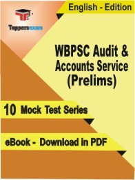 WBPSC Audit & Accounts Service Prelims PDF Book In English