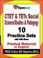 CTET & TETs Social Science/Studies & Pedagogy Exam Practice Set Book in English