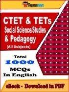 CTET Social Science/Studies & Pedagogy PDF Book In English