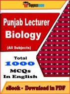 Punjab Lecturer Biology PDF Book In English