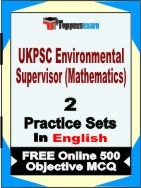 UKPSC Environmental Supervisor (Mathematics) Exam Practice Set Book in English