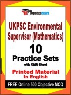 UKPSC Environmental Supervisor (Mathematics) Exam Practice Set Book in English