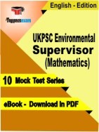 UKPSC Environmental Supervisor (Mathematics) PDF Book In English