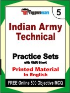 Indian Army Technical Exam Practice Set Book in English