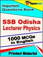 SSB Odisha Lecturer Physics Exam Objective MCQ Book in English