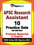 APSC Research Assistant Exam Practice Set Book in English