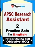 APSC Research Assistant Exam Practice Set Book in English