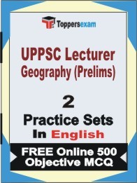UPPSC Lecturer Geography Prelims Exam Practice Set Book in English