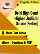 Delhi High Court Higher Judicial Service Prelims PDF Book In English