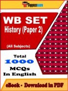 WB SET History Paper 2 PDF Book In English