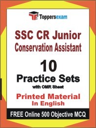 SSC CR Junior Conservation Assistant Exam Practice Set Book in English