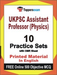 UKPSC Assistant Professor (Physics) Exam Practice Set Book in English