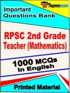 RPSC 2nd Grade Teacher (Mathematics) Exam Objective MCQ Book in English