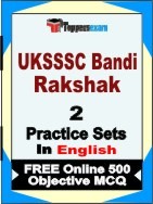 UKSSSC Bandi Rakshak Exam Practice Set Book in English