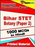 Bihar STET Botany Paper 2 Exam Objective MCQ Book in Hindi