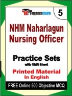 NHM Naharlagun Nursing Officer Exam Practice Set Book in English