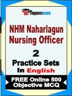 NHM Naharlagun Nursing Officer Exam Practice Set Book in English