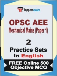 OPSC AEE Mechanical Mains Paper 1 Exam Practice Set Book in English