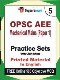 OPSC AEE Mechanical Mains Paper 1 Exam Practice Set Book in English
