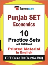 Punjab SET Economics Exam Practice Set Book in English