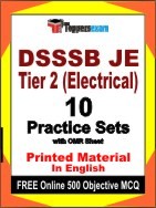 DSSSB JE Tier 2 (Electrical) Exam Practice Set Book in English