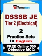 DSSSB JE Tier 2 (Electrical) Exam Practice Set Book in English