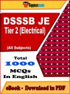 DSSSB JE Tier 2 (Electrical) PDF Book In English