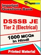 DSSSB JE Tier 2 (Electrical) Exam Objective MCQ Book in Hindi