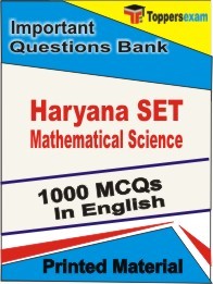 Haryana SET Mathematical Science Exam Objective MCQ Book in English