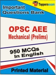OPSC AEE Mechanical Prelims Exam Objective MCQ Book in English