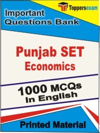 Punjab SET Economics Book in English - Objective MCQ