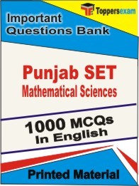 Punjab SET Mathematical Sciences Exam Objective MCQ Book in English