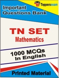TN SET Mathematics Exam Objective MCQ Book in English