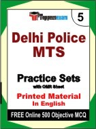 Delhi Police MTS Exam Practice Set Book in English