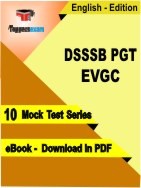 DSSSB PGT EVGC PDF Book In English