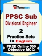 PPSC Sub Divisional Engineer Exam Book in English - Question Paper / Practice Set