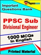 PPSC Sub Divisional Engineer Exam Objective MCQ Book in English
