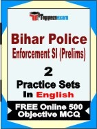 Bihar Police Enforcement SI Prelims Exam Practice Set Book in English