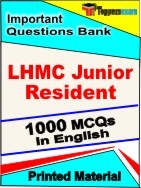 LHMC Junior Resident Exam Objective MCQ Book in English