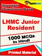 LHMC Junior Resident Exam Objective MCQ Book in Hindi`