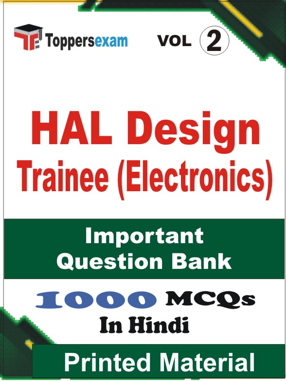 HAL Design Trainee (Electronics) Book in Hindi - Objective MCQ (VOL.2)