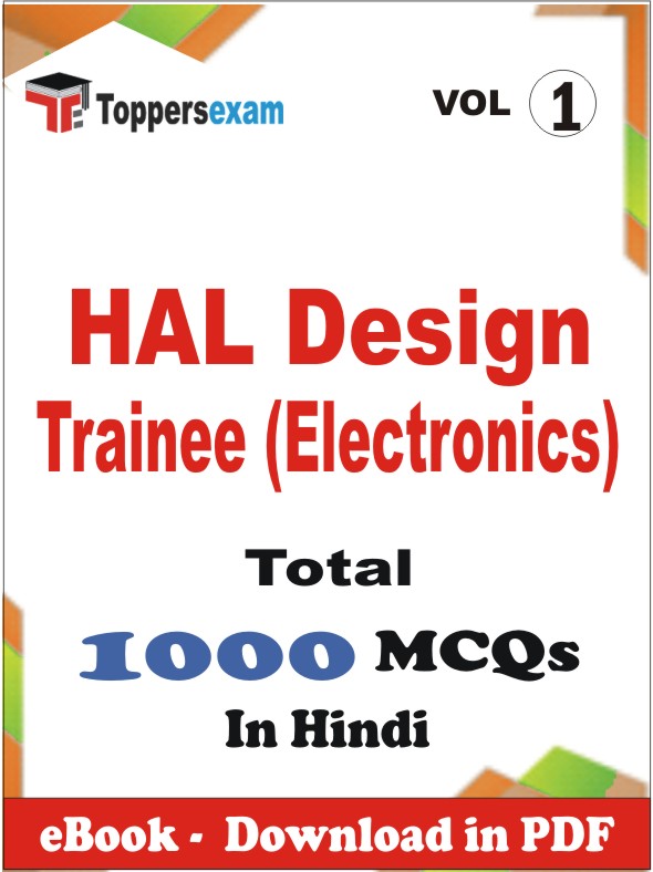 HAL Design Trainee (Electronics) PDF Book In Hindi - MCQ / Objective Questions (VOL.1)