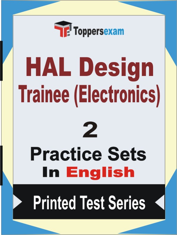 HAL Design Trainee (Electronics) Book in English - Question Paper / Practice Set